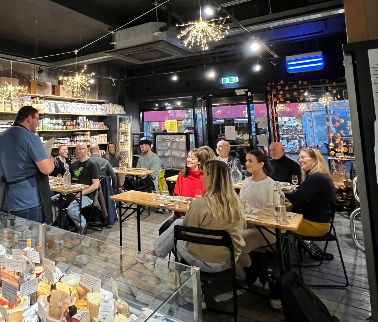 A tasting evening in the shop